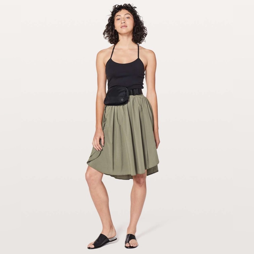 Lululemon The Everyday Skirt - Sage Green - Size 6